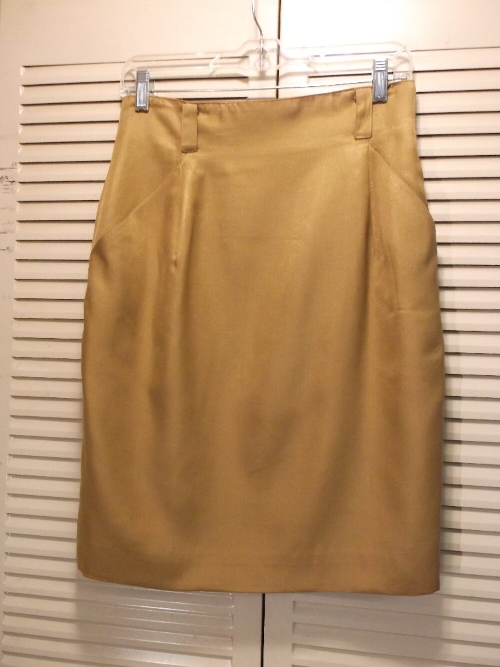 Vintage Ellen Tracy 100% silk Skirt S
